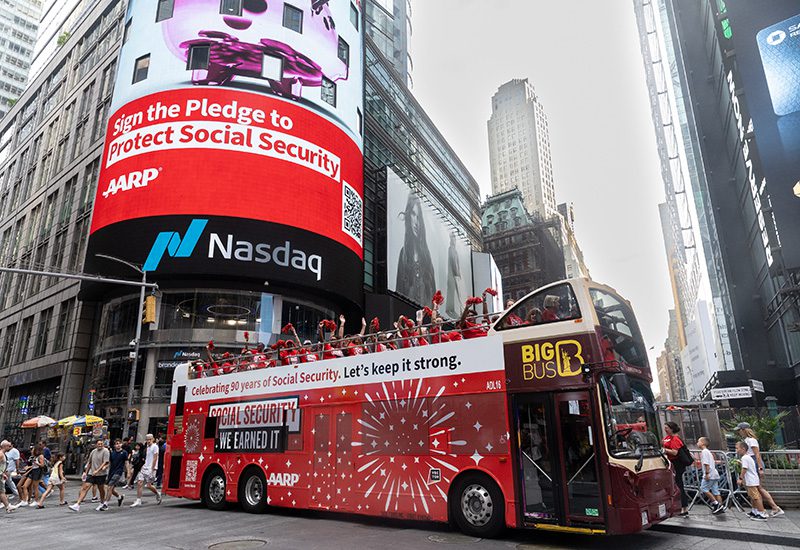 AARP “We Earned It” Bus Tour