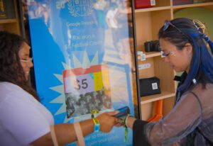 Google Shopping experience at Lollapalooza