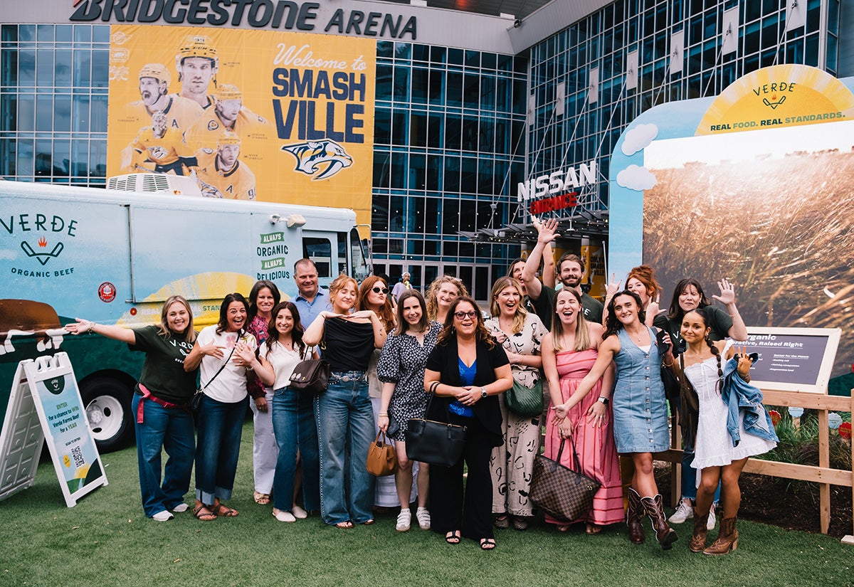 Influencers at Verde Farms' Nashville pop-up