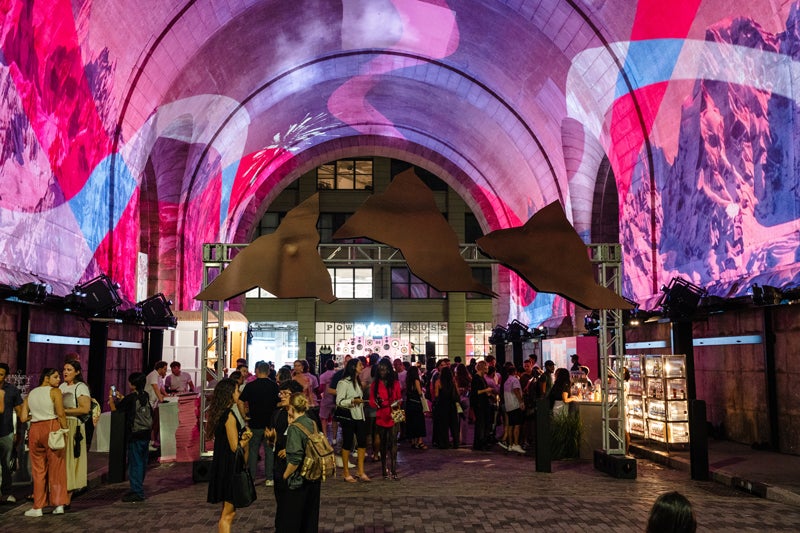 dove alpine popup US Open experiential