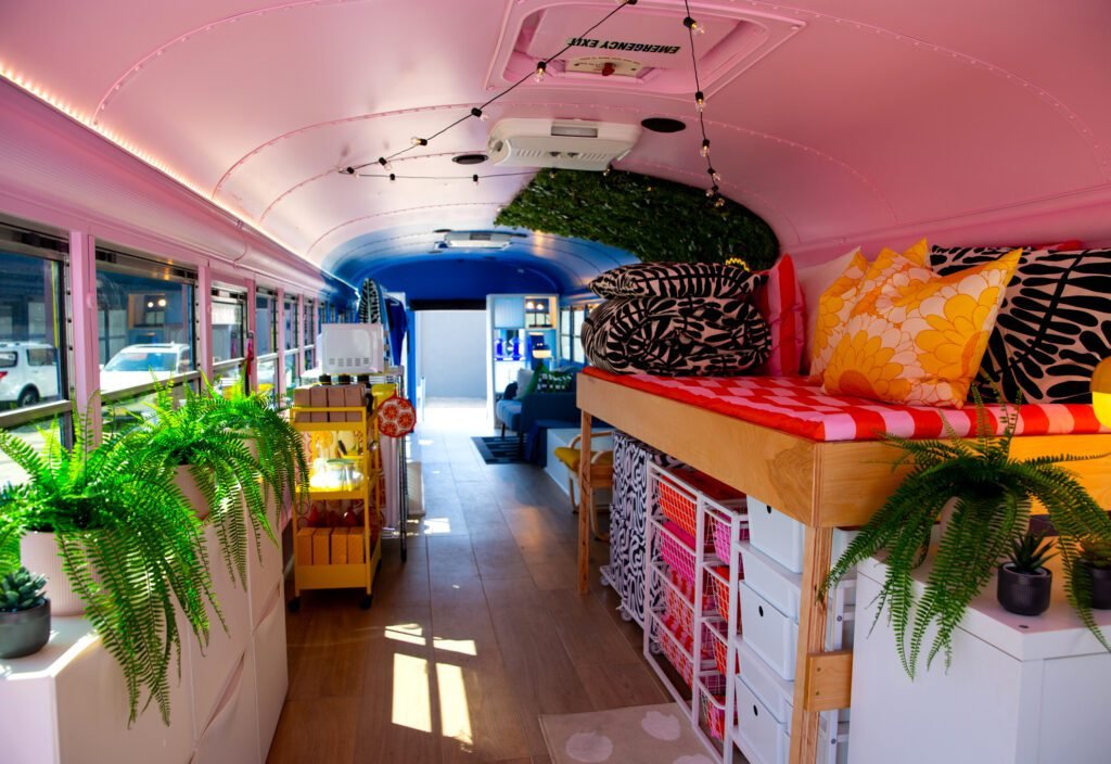 2024 school bus experiential marketing IKEA-01_Bus-Interior-1