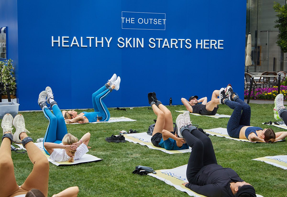 The Outset Pop-up in The Grove