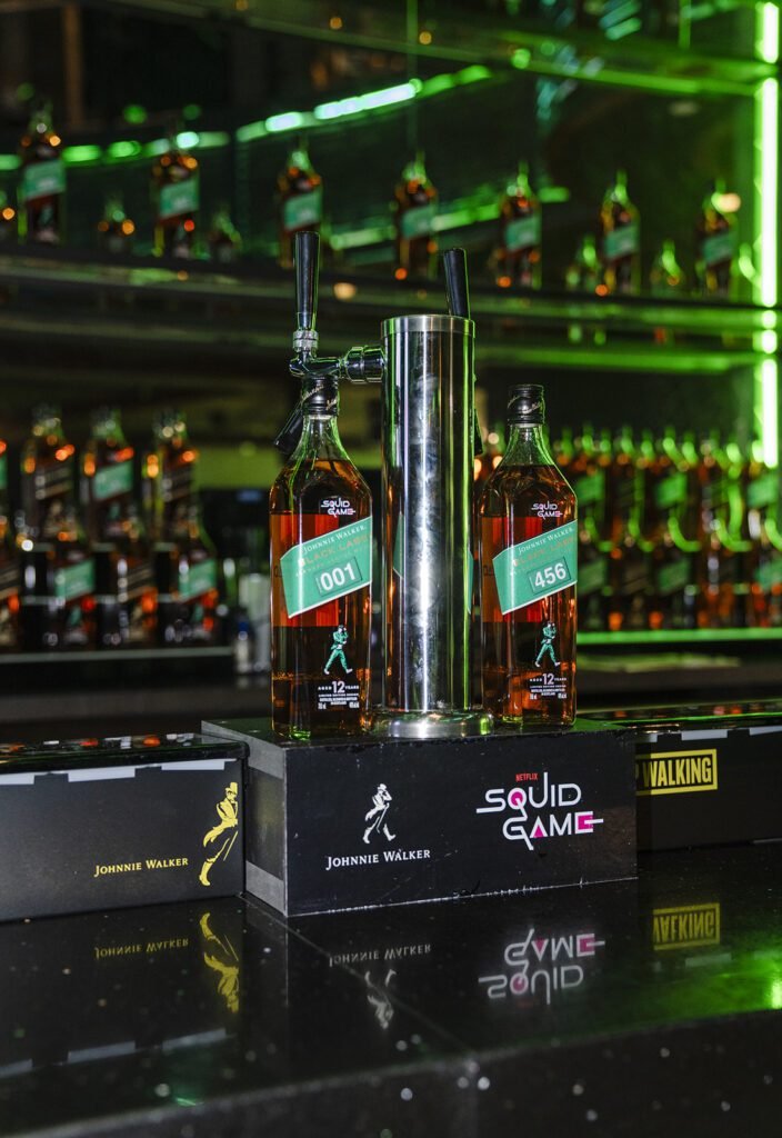 johnnie walker squid game bottle